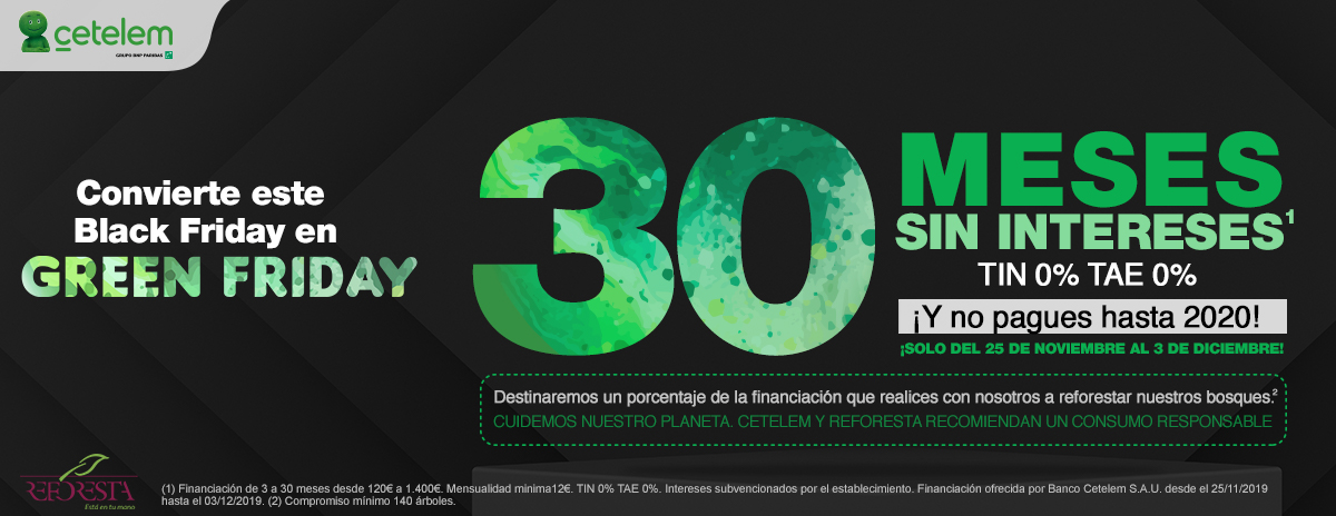 Este Black Friday 2019 financia tus compras en Cutoff