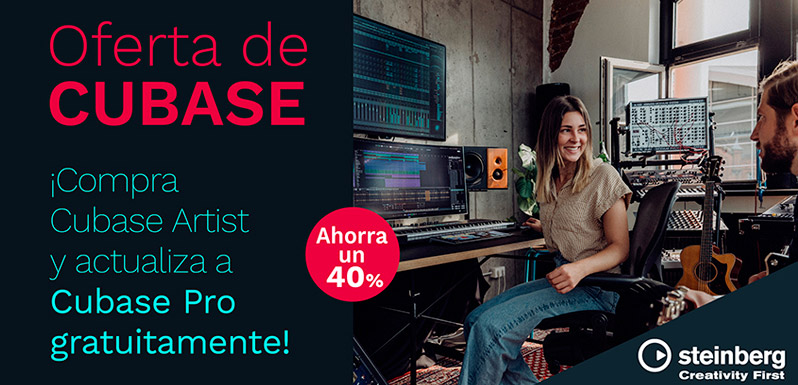 Promoción Cubase Ahorra un 40%