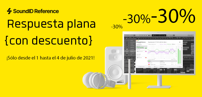 Ahorra un 30% en SoundID de Sonarworks