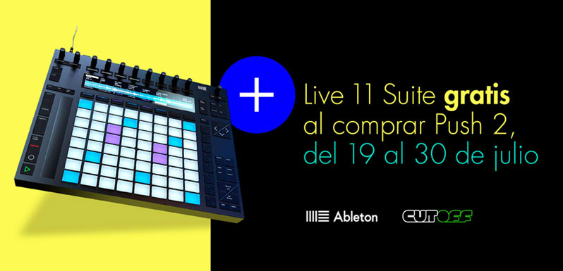 Live 11 Suite Gratis al comprar Push 2