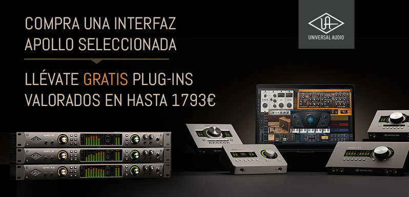 Promos de Universal Audio Apollo hasta final de 2021