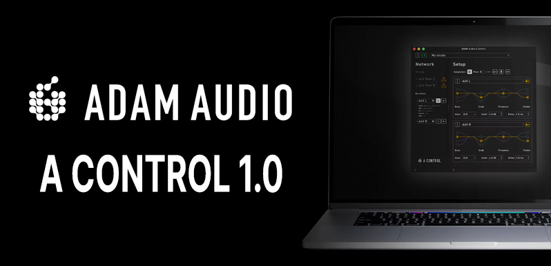 Nueva actualización A Control 1.0 de Adam Audio