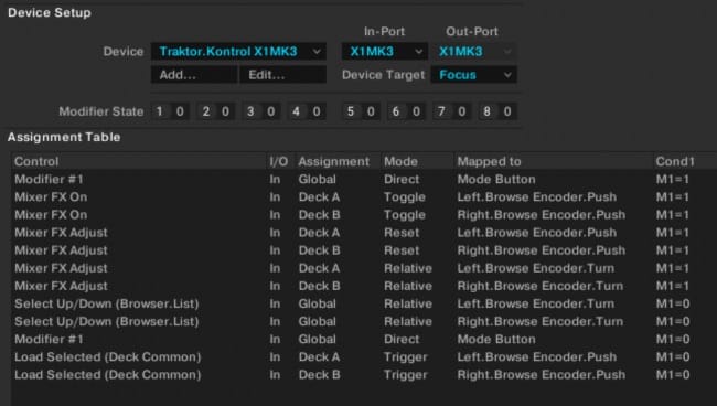 Nuevas funciones de mapping en Traktor X1 MK3