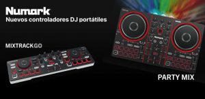 Numark Mixtrack GO y Party Mix 3: nuevos controladores DJ portátiles