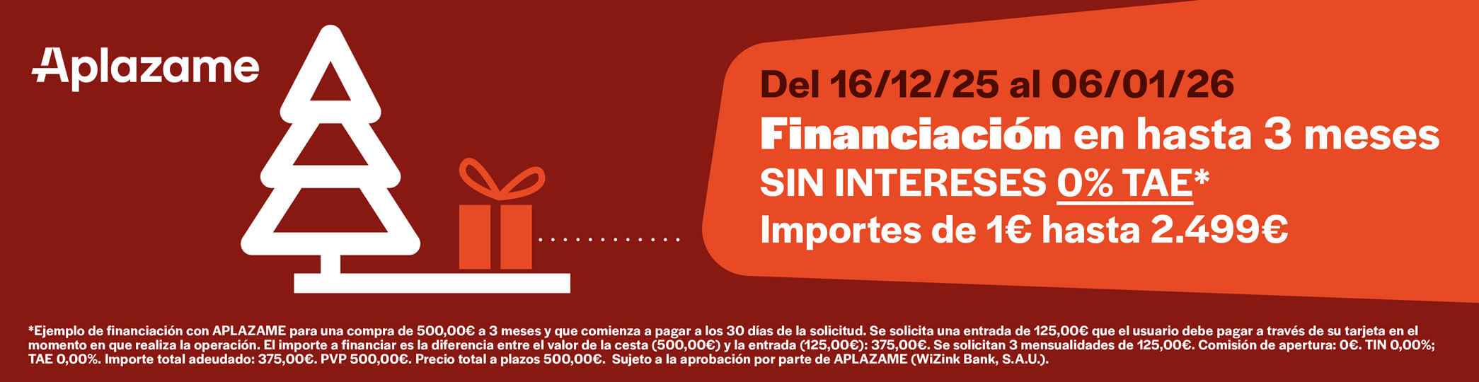 Navidad 2025 en Cutoff sin Intereses con Aplazame